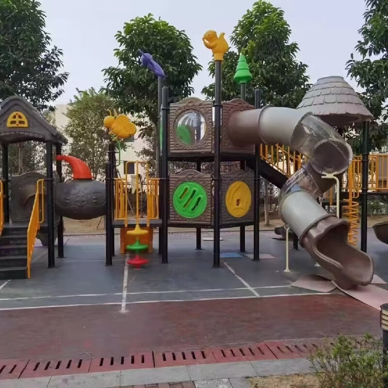 儿童大型滑滑梯幼儿园室外小博士秋千组合玩具小区户外游乐设备