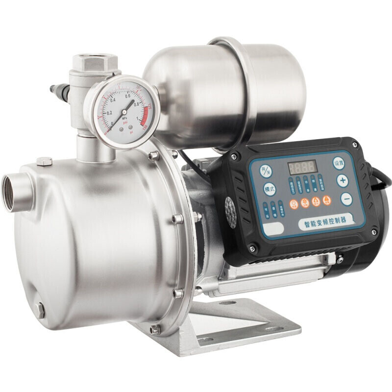 变频增压泵家用自来水管道加压泵不锈钢水泵全自动静音220v自吸泵 【d