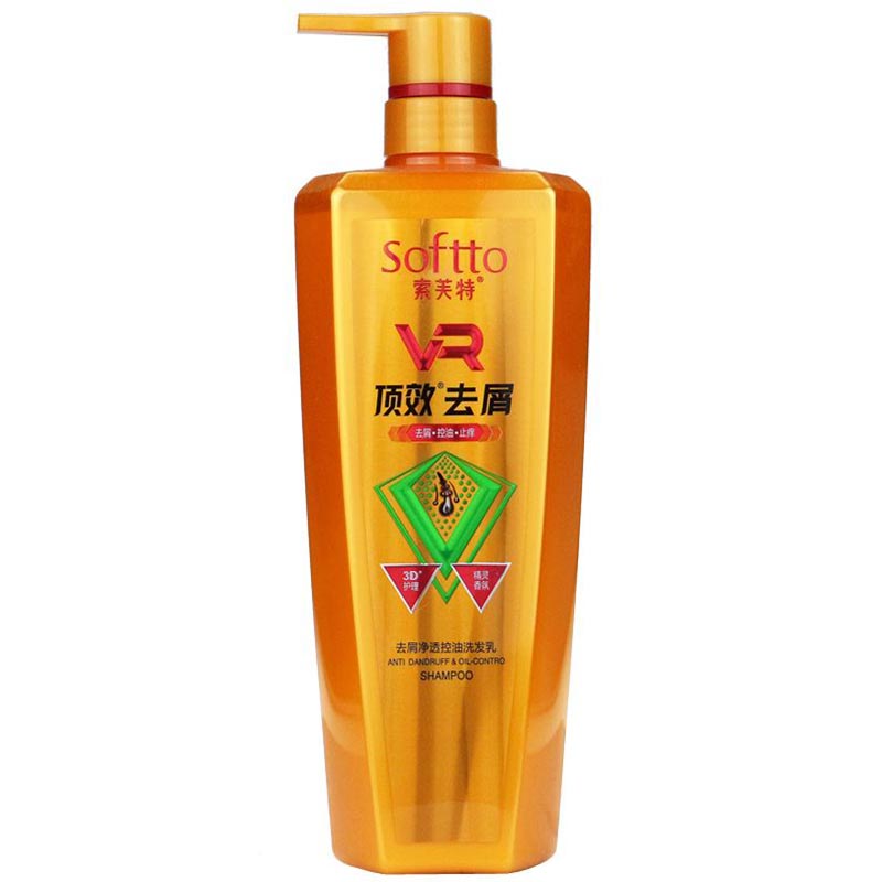 索芙特极草赋活清爽去屑洗发露男女控油补水滋润 400g去屑清爽控油