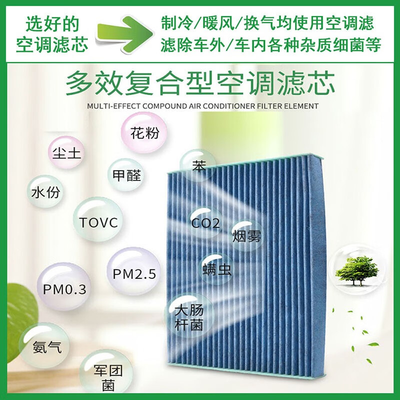 美洁芯适配雷克萨斯es空调滤芯空气滤芯原厂原装升级空调格空滤混动 06-10款雷克萨斯ES350 【空调滤芯】