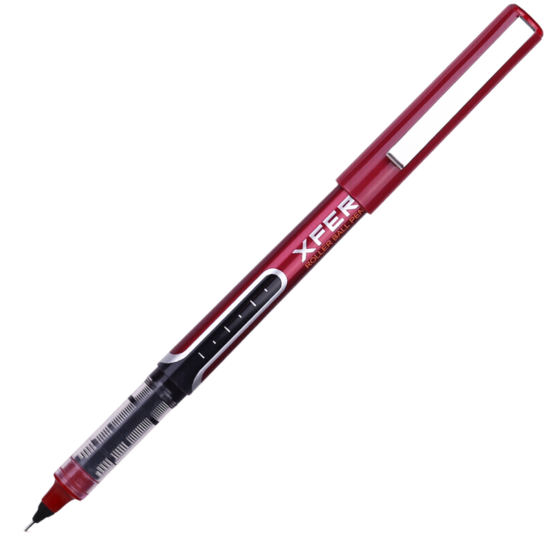 得力(deli)  直液式走珠笔写字笔 学生考试笔 办公中性笔 0.5mm s657 直液式 黑色12支