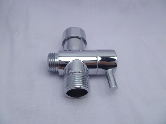 哩嗹啰嗹准马桶接头三通美式78分水器牙规妇洗器三通挂马桶式 内丝