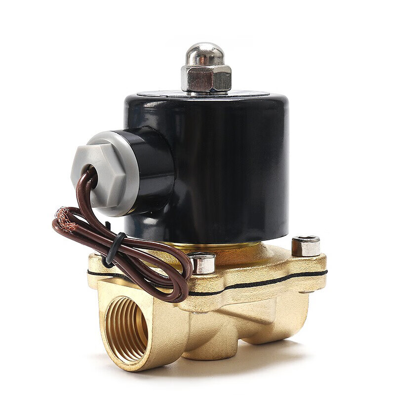 伊莱科（ELECALL）电磁阀  (4分) 铜制水阀油阀气阀常闭型AC220V 2W-160-15