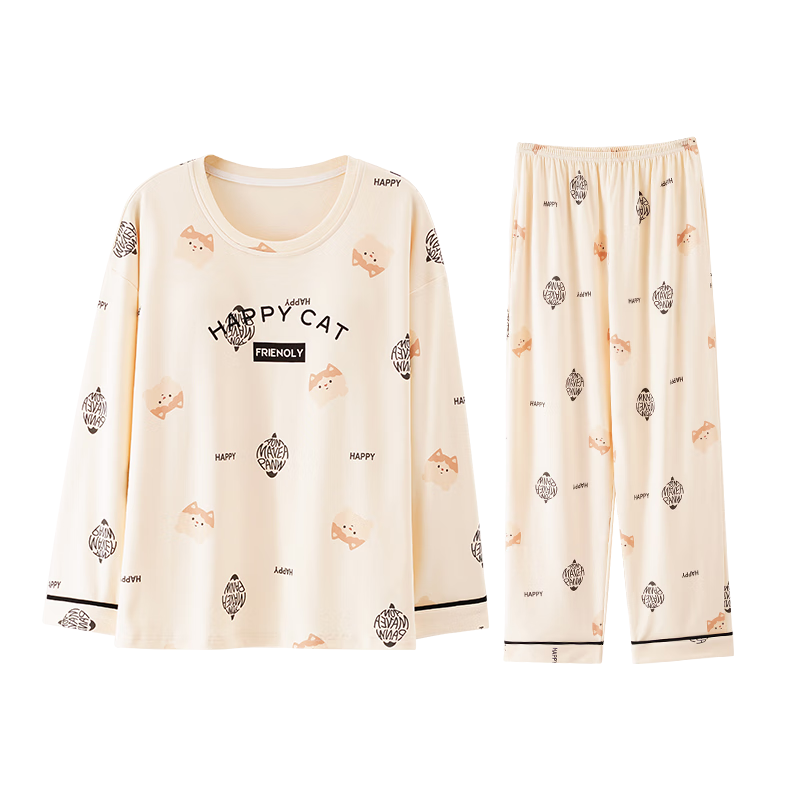 ���ڲ�����è�ˣ�MiiOW���������������ޡ�Ůʿ˯��Ů���ص�ɰ�ӡ����ͷ�װ�L 104Ԫ