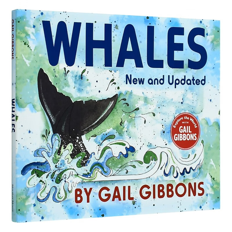 现货 whales  鲸 英文儿童图书