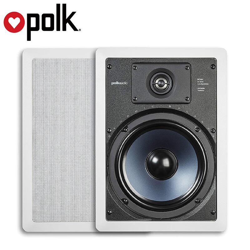 之声(polk)rc85i 无源吸顶扬声器背景音乐专业喇叭公共广播 酒店音响
