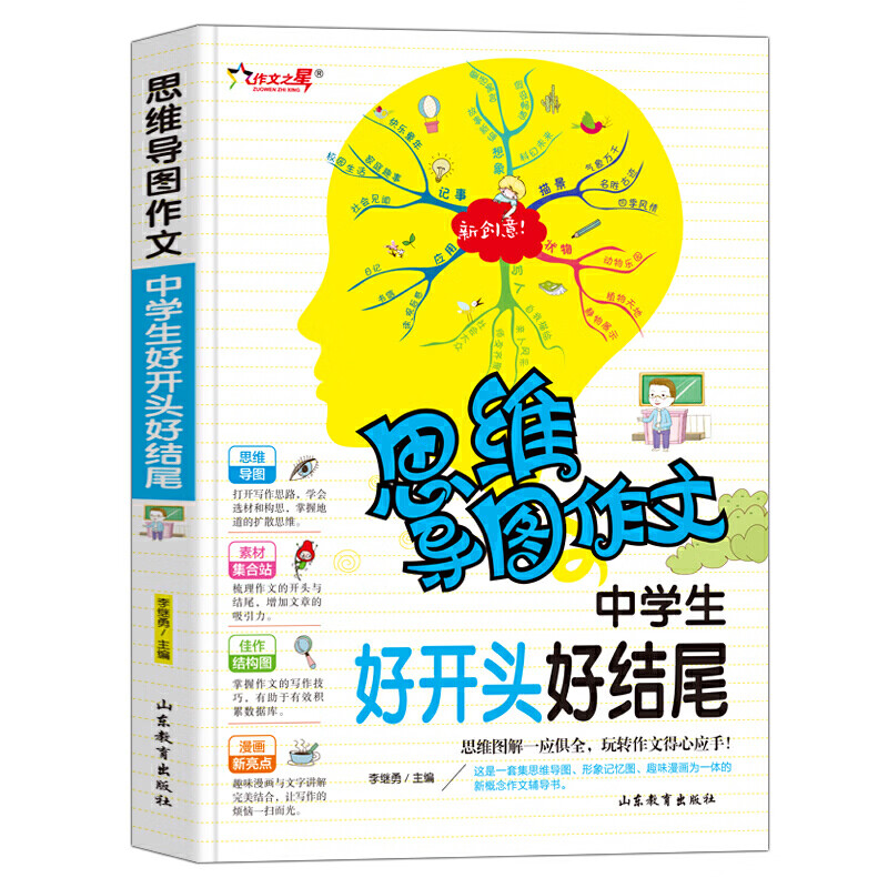 中学生好开头好结尾思维导图作文初中语文写作技巧作文素材辅导大全作文选中学生冲刺写作高