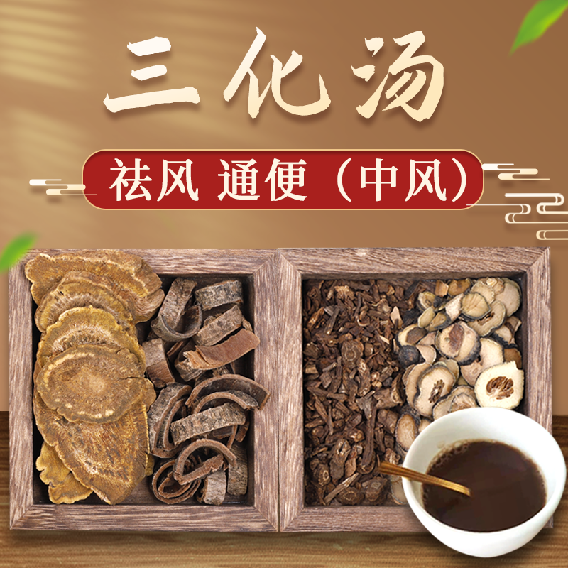 康益强三化汤 中风内有便溺中药拍方抓药中药经典方 5剂 水冲服
