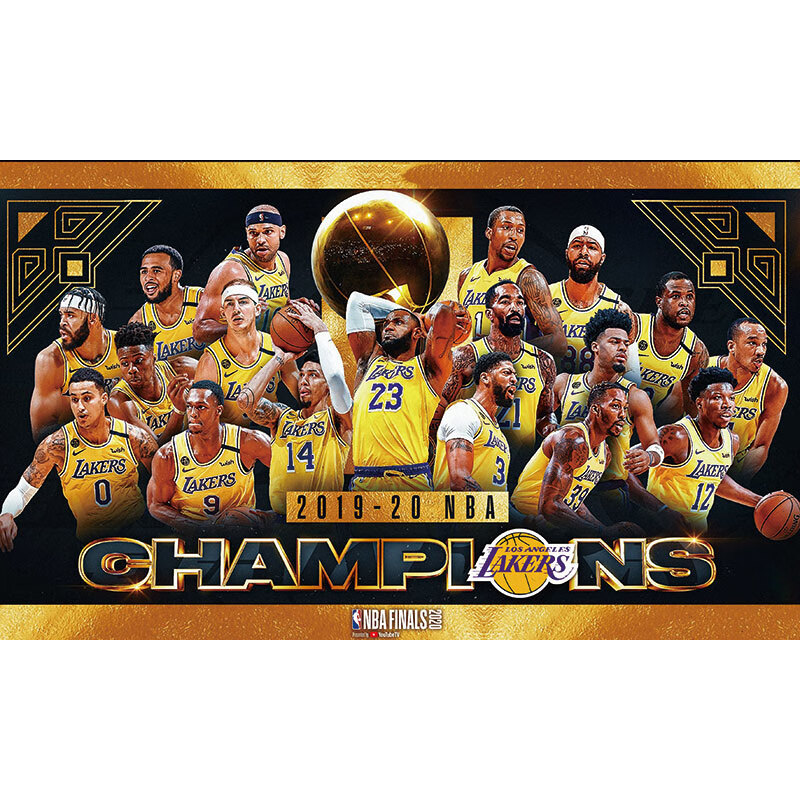 nba篮球海报詹姆斯科比库里超大宿舍横版墙贴壁画背自粘防水 孔雀蓝