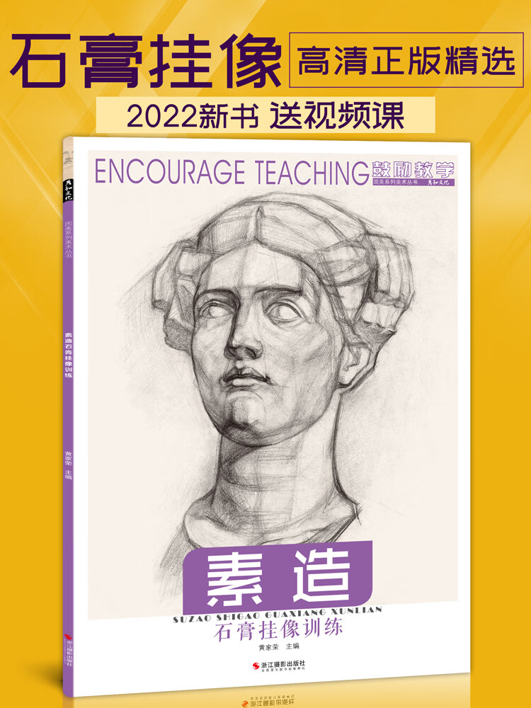 素造石膏挂像训练素描头像书人物人像切面临摹范本照片素材画册维纳斯