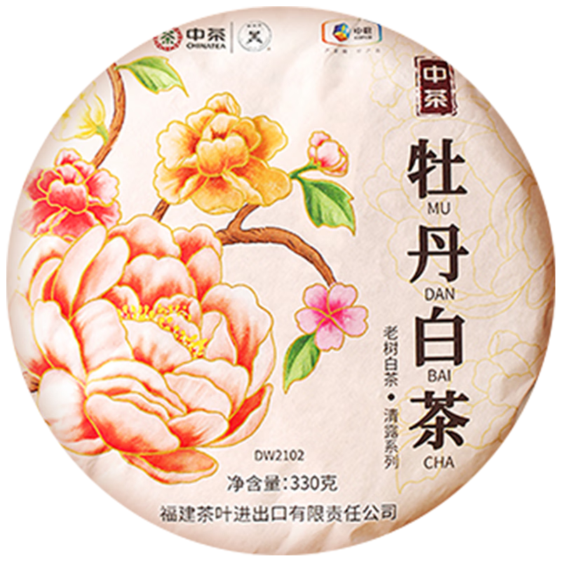 中茶 清露 牡丹白茶 330g