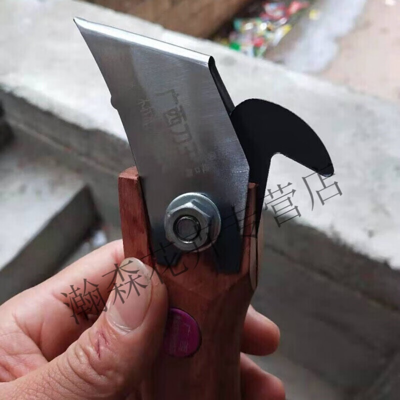 泰隆齐 松油刀skd11松脂薄采脂刀松香刀省力刀王割松油工具 大口8.