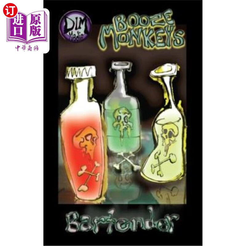 海外直订booze monkeys: bartender 猴子酒:保