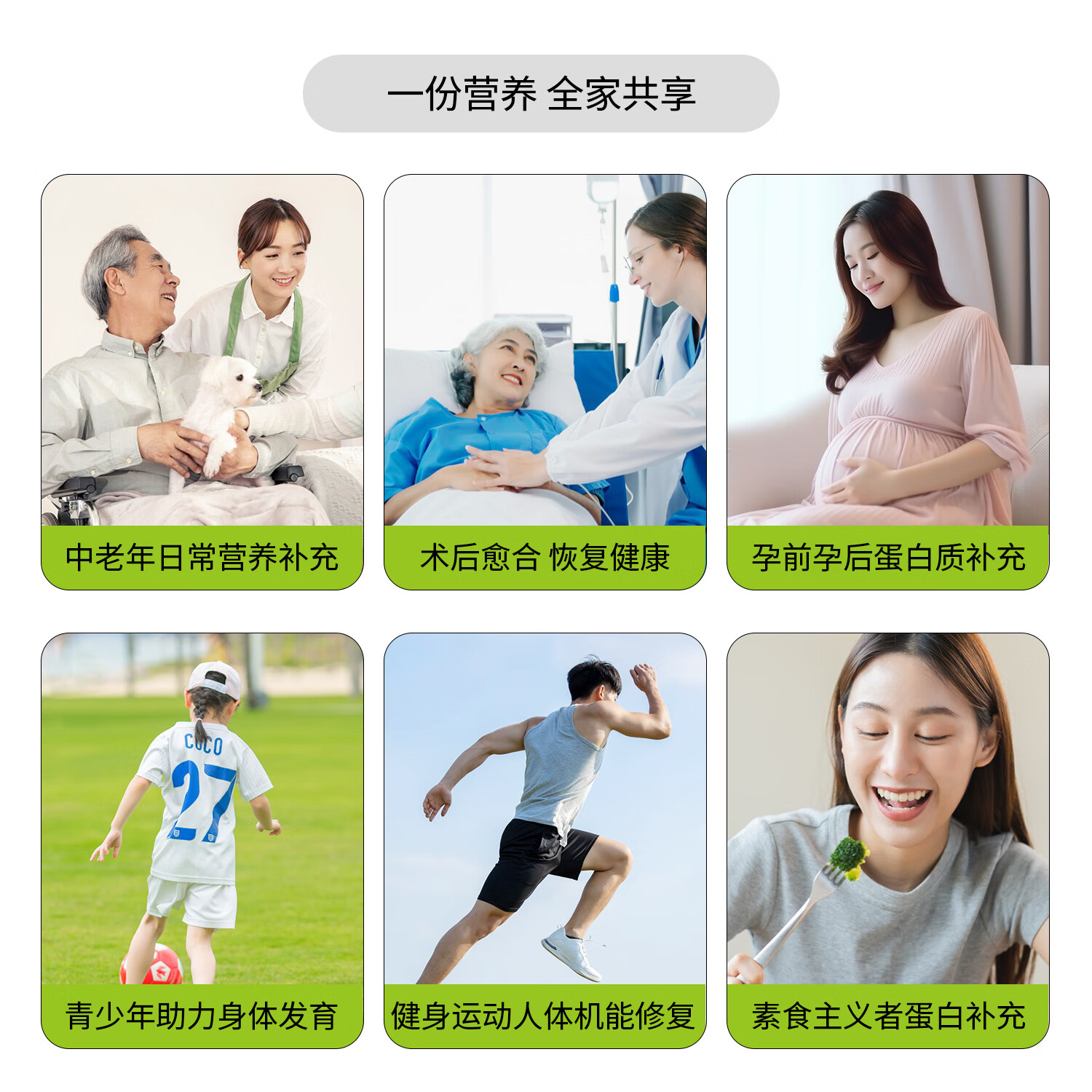 启伴豌豆蛋白粉0糖0胆固醇无麸质桥本 青少年植物蛋白粉营养补品 有机豌豆蛋白粉 500g*1罐