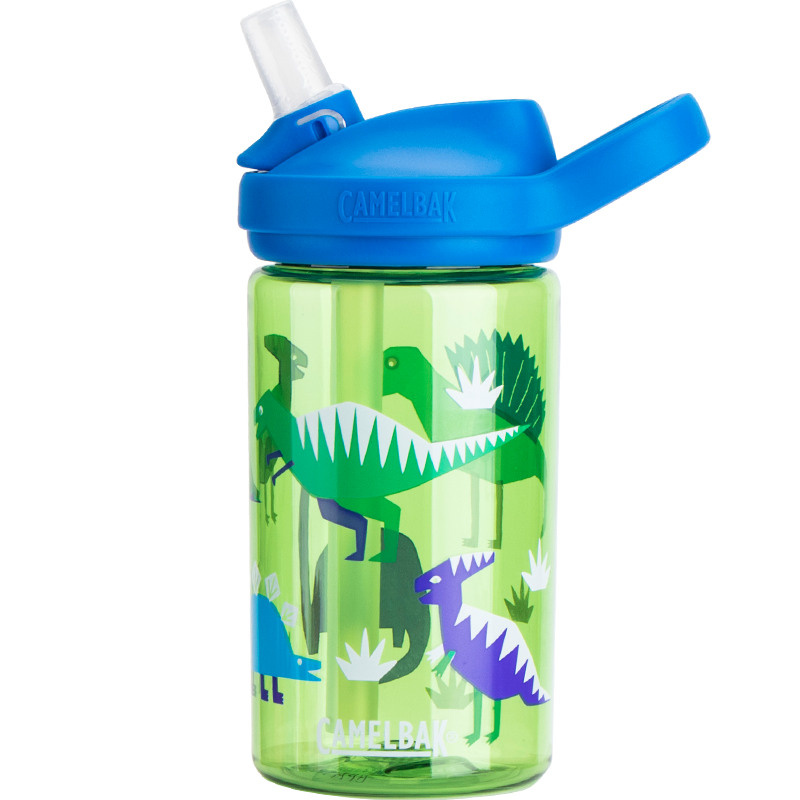 駝峰(CAMELBAK)兒童水杯上學專用吸管杯男孩女孩食品級tritan材質(zhì)卡通水杯新款 【吸管杯】嘻哈恐龍400ml