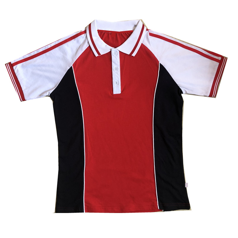 中学生校服套装短袖短裤短袖初中高中校服校服运动会开幕式服装 红色
