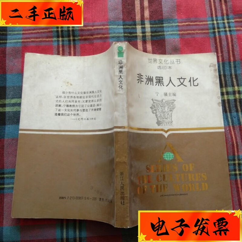 【二手九成新】非洲黑人文化 浙江人民 出 版社
