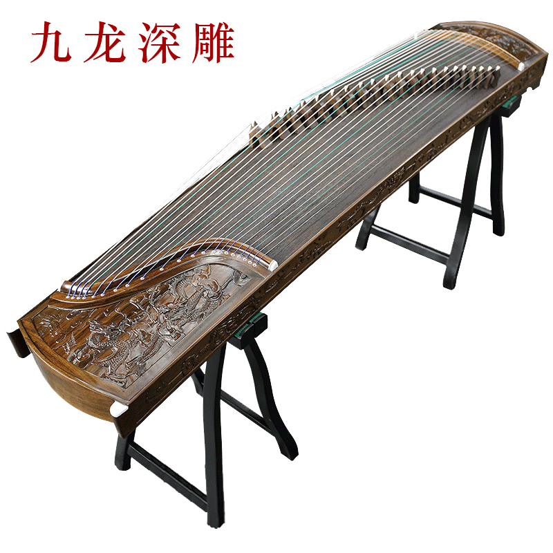 saint lipinn正宗金丝老楠木古筝初学者演奏实木10级古筝琴定制款