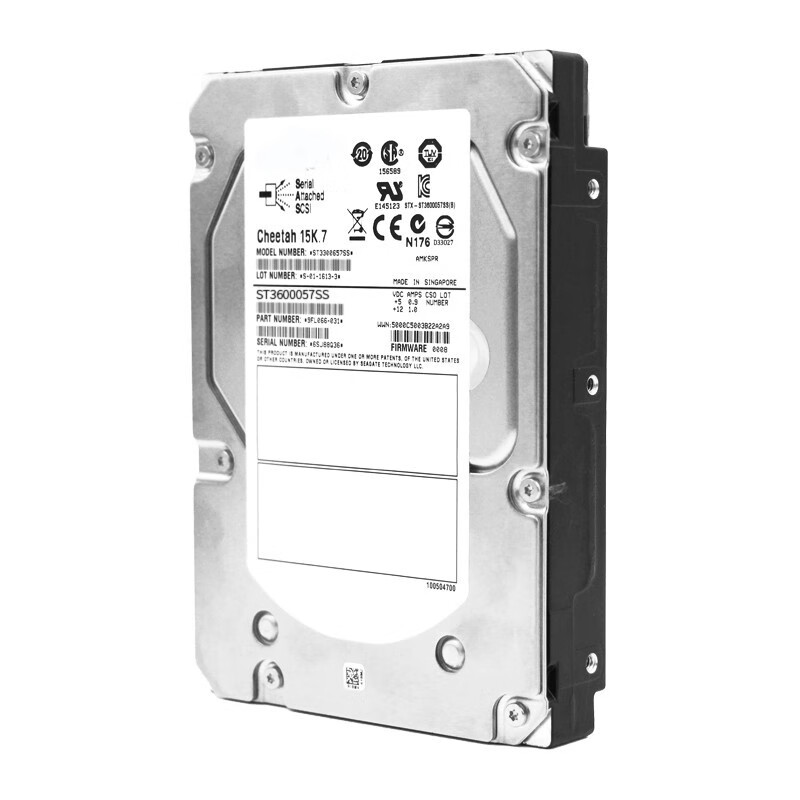 希捷盘体3.5英寸企业级机械硬盘 sas 600gb sas st3600057ss