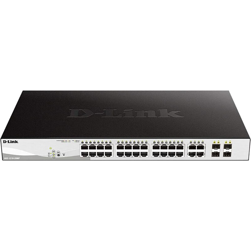 d-link 友讯 以太网交换机 28端口 千兆网络 dgs-1210-28mp