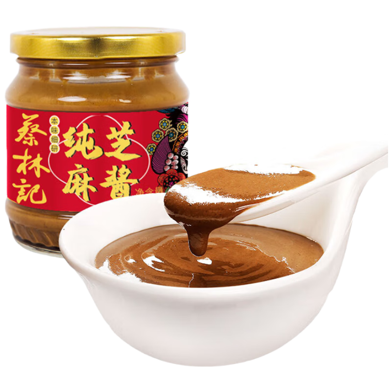 蔡林记华中老字号 芝麻酱武汉热干面调料火锅蘸料拌面酱麻酱250g