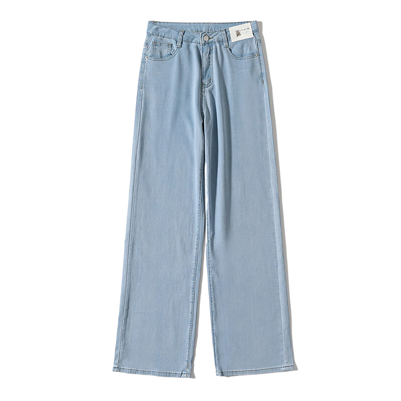 ���ڲ�������ά˹��Jeanswest����˿��ţ�п�Ů�ļ�����ǳɫխ��2024�¿����С�����������ȿ� ǳ��-�ӳ� XL