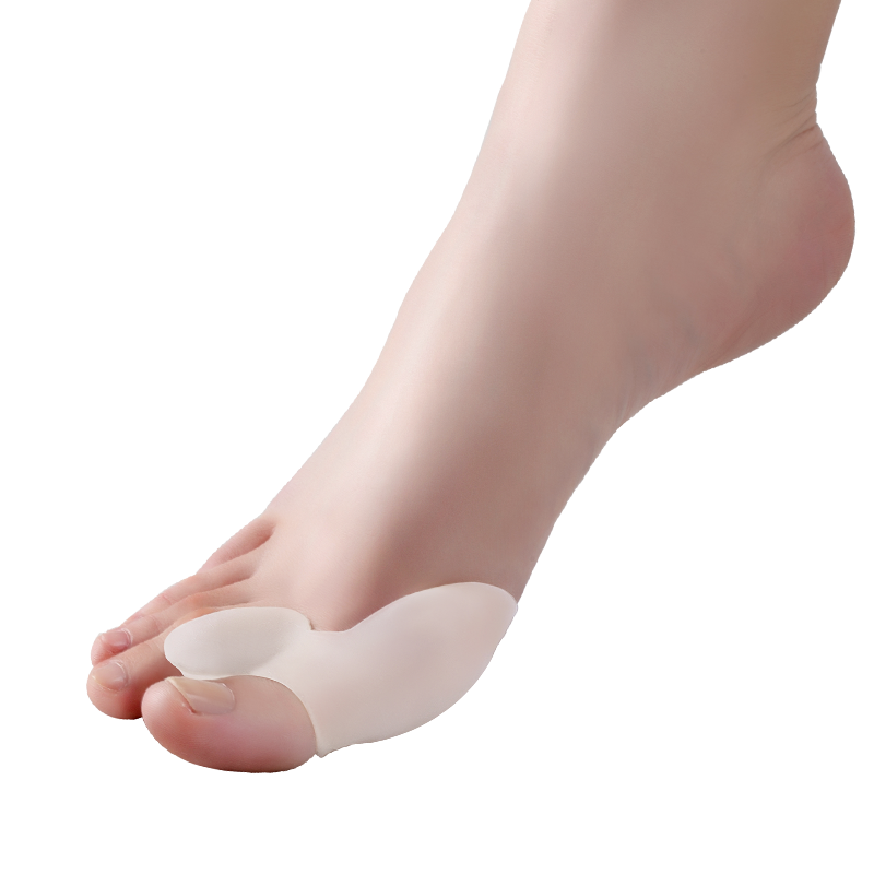 敏斯特 大腳骨腳趾拇外翻糾正器分趾墊疼痛套疼痛護(hù)理套腳趾套 乳白色 單環(huán)M號(hào)（30-38碼）一雙