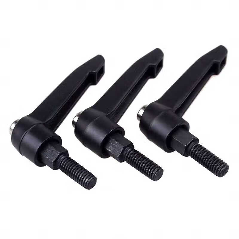 半自动锡膏印刷机丝印机配件带弹簧l型可调手柄螺丝7字型把手扳手 m8*