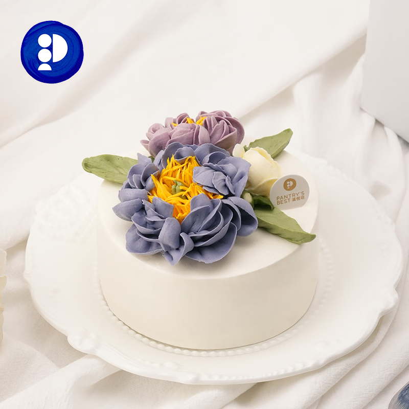 派悦坊焙茶可可奶油生日蛋糕4英寸 北京上海杭州南京同城配送 盛放