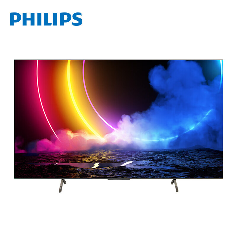 飞利浦（PHILIPS） 77英寸 OLED 全面屏 环景光 4K超高清 杜比全景声 网络智能电视机 77OLED866/T3