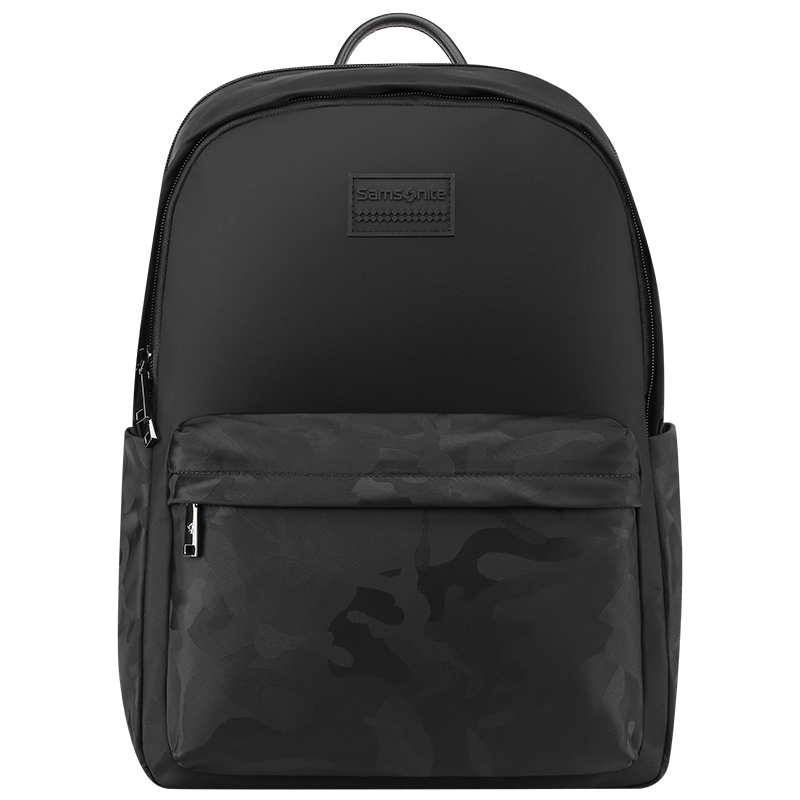 新秀麗（Samsonite）迷彩包商務(wù)雙肩包電腦包15.6英寸男士背包牛皮革大容量NV2*001