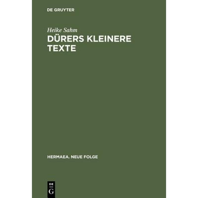 预订 durers kleinere texte: konventionen als spie.