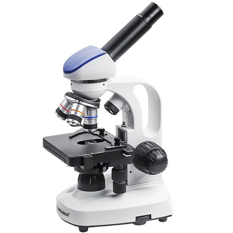 宝视德（bresser）中学生专用显微镜儿童科学实验光学初中生高阶版2000倍带金属卡尺