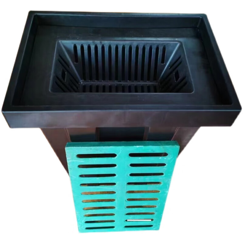 扑哩扑剌pe方形渗透井成品雨水井塑料雨水收集井庭院排水井海绵城市