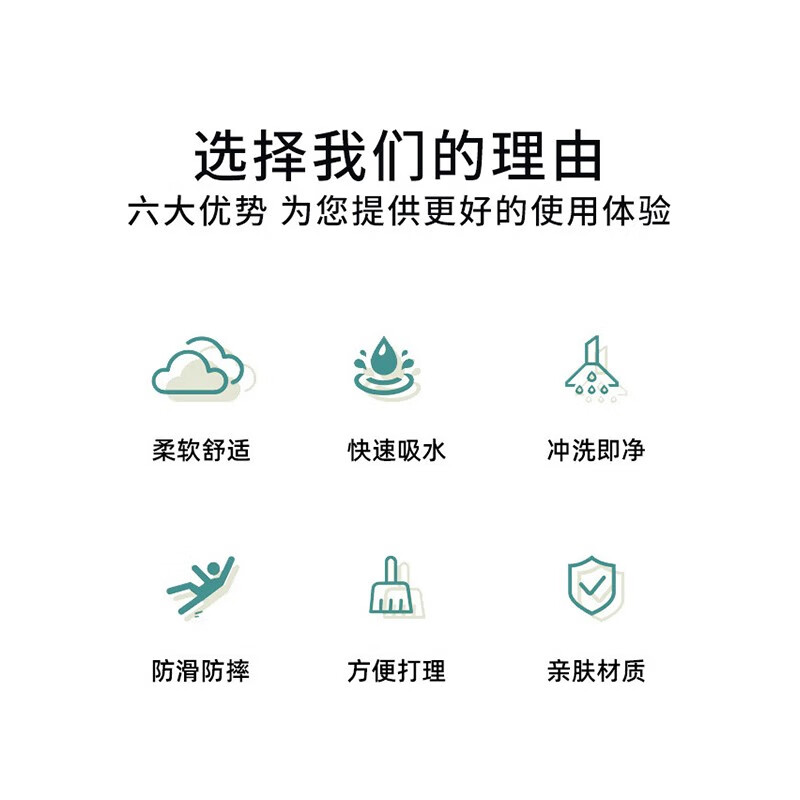 季象家用入户浴室地垫卫浴洗手间脚垫卫生间厕所门进门口吸水防滑垫子 GZN-雾霾灰-暴力熊 40x60 cm【速吸水体验版】