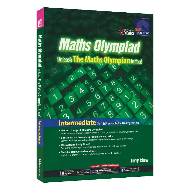 SAP Maths Olympiad 新加坡数学奥林匹克国家队指定用书 新加坡小学数学奥数原版教辅 中级 4-5年级 Intermediate