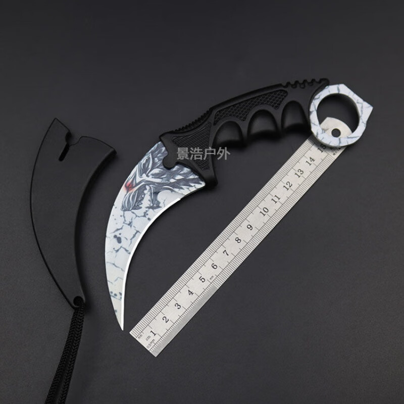 csgo爪刀鹰爪刀战狼爪子刀弯刀小刀迷你随身防身刀军工刀户外刀具