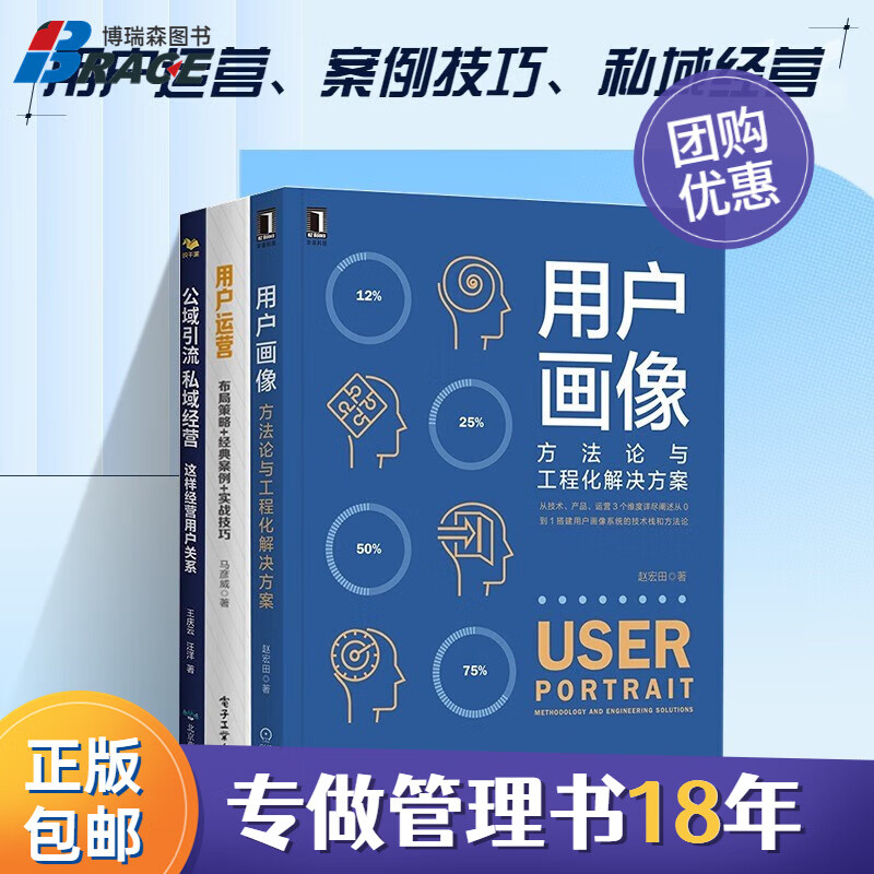用户画像与运营3本套:用户画像+用户运营