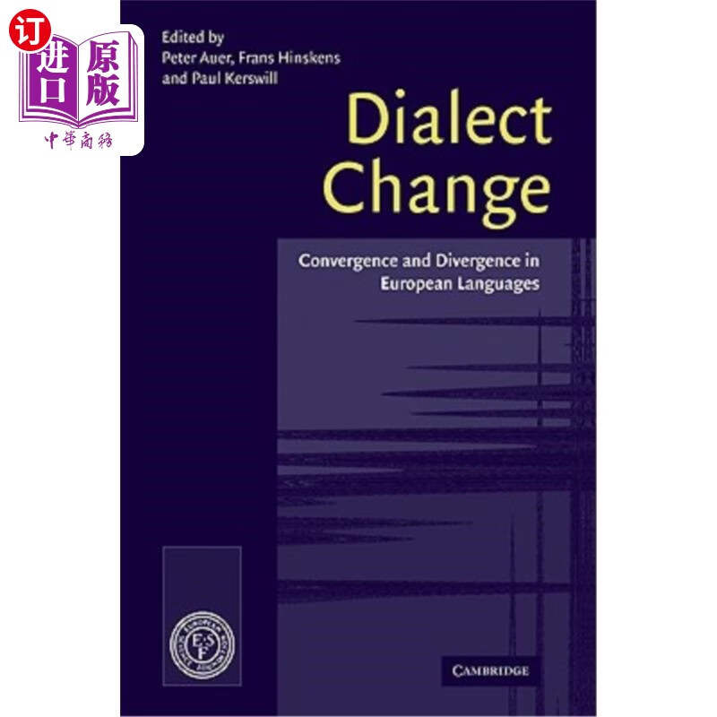 海外直订dialect change: convergence and divergence in european