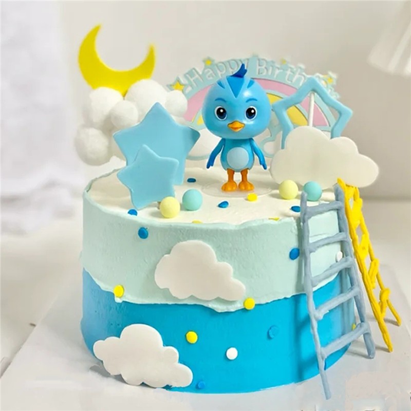 网红萌鸡小队生日蛋糕小鸡宝宝男孩女孩蛋糕同城儿童卡通全国北京上海