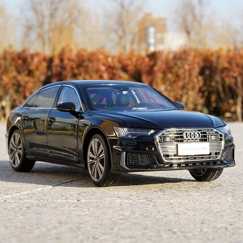 一汽奥迪全新一代a6l a3 仿真合金收藏汽车模型 2019款奥迪a6l 黑色