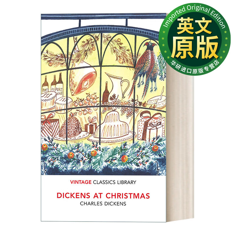 狄更斯的圣诞节 英文原版 dickens at christmas vintage经典图书馆