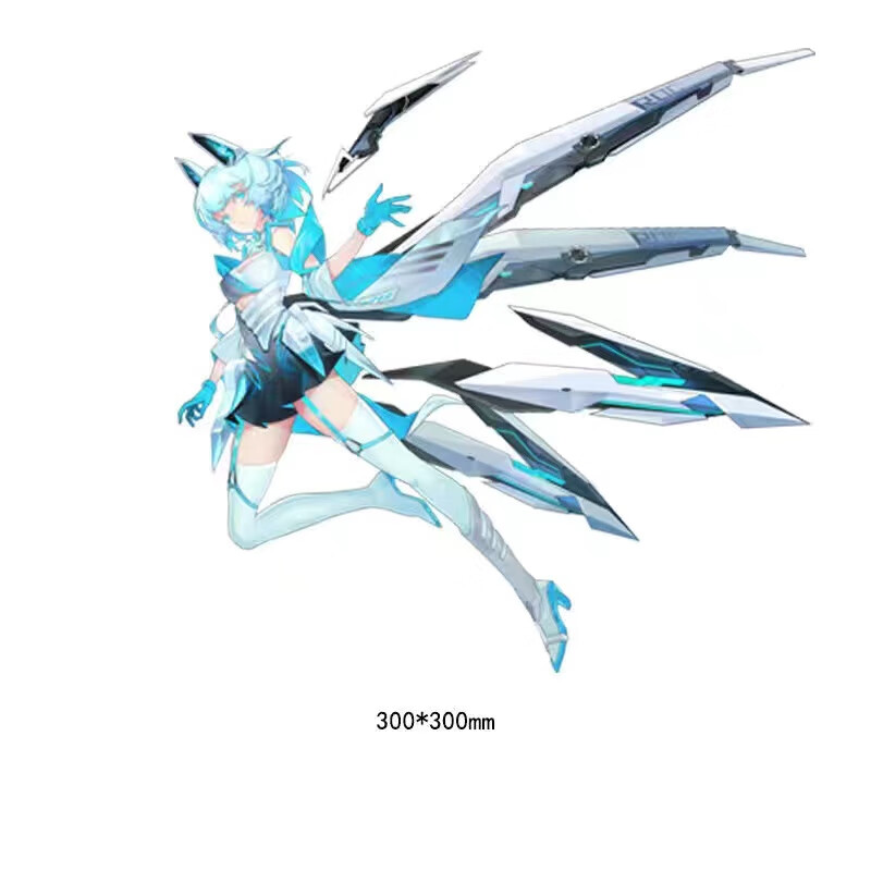 吉斯凡机箱贴纸吹雪 雪舞战姬动漫台式机装饰贴画二次元主机支持定制