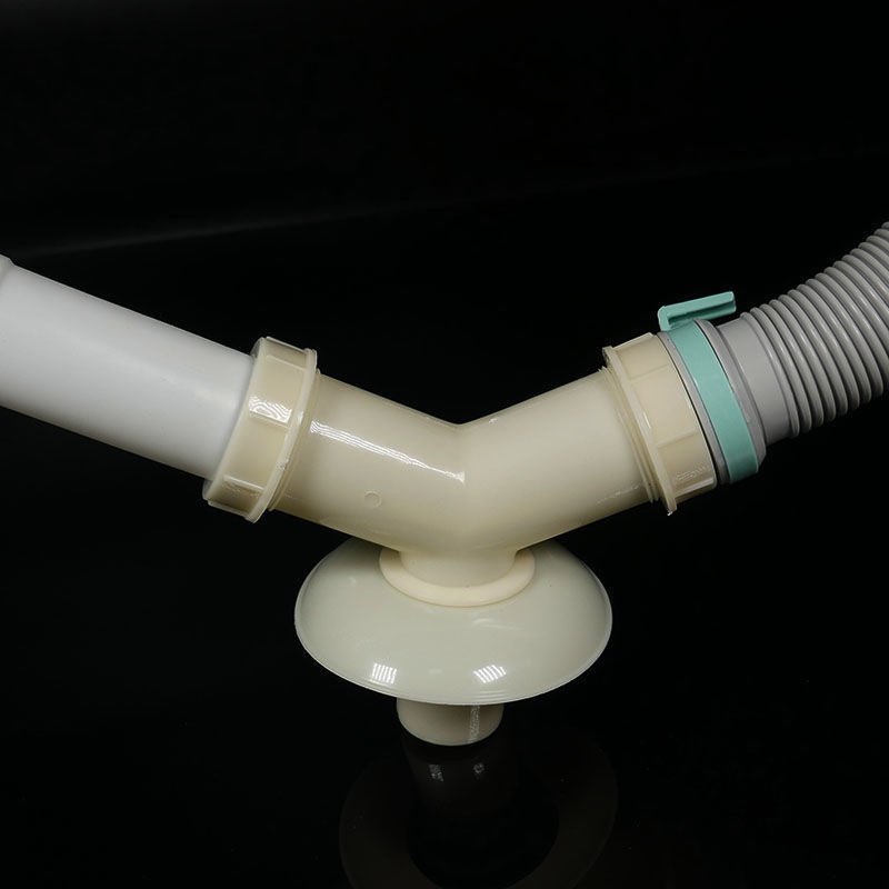 度佳行洗手盆下水管 洗衣机排水管三通面盆4050管道下水管地漏专用接