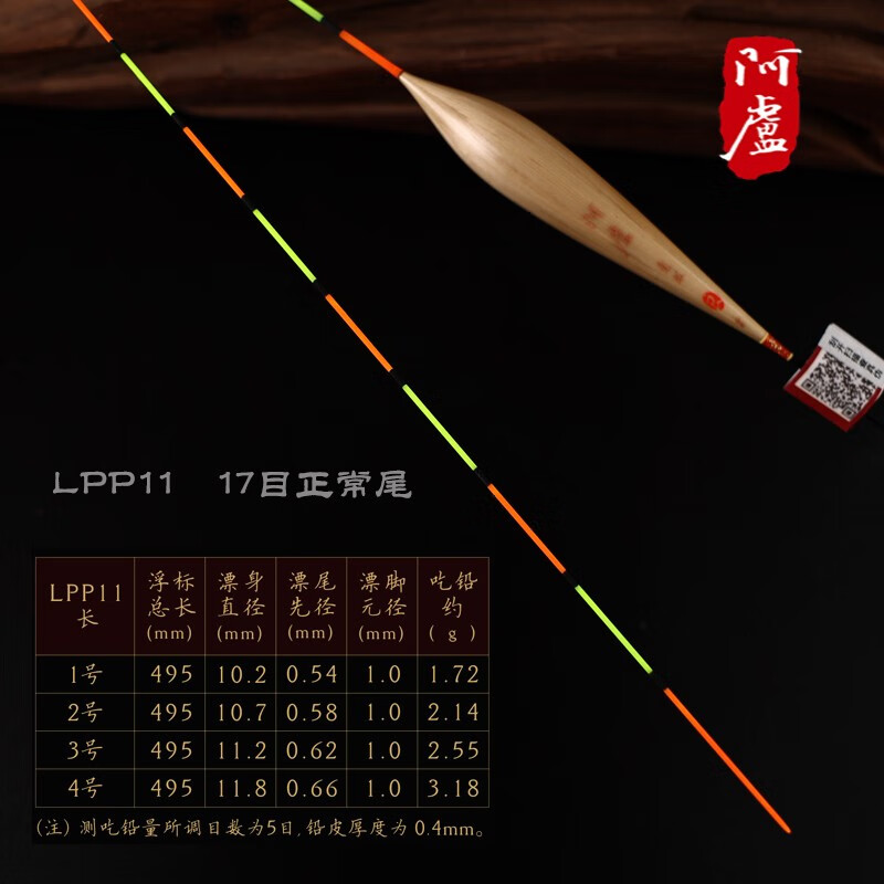 阿卢 浮漂黑坑鲤鱼小炮lpp11高灵敏度鲫鱼抢鱼漂醒目芦苇行程底钓接口