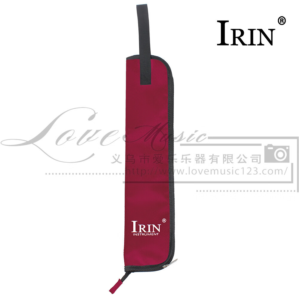 KIRINIRIN鼓棒袋架子鼓爵士鼓鼓棒專用包牛津布鼓棒桶鼓槌鼓刷收 紅色
