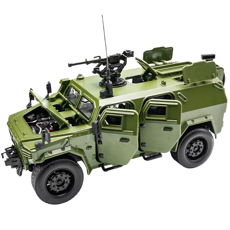 驰誉玩具 1/18猛士突击装甲车模型军事仿真合金车模汽车模型男孩礼物