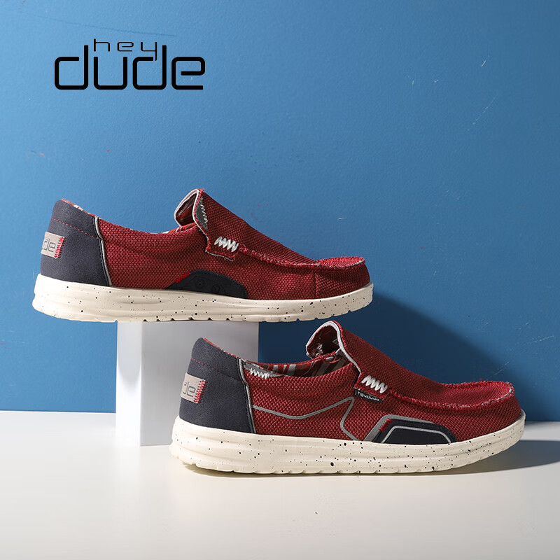 heydude都德时尚休闲布鞋一脚蹬懒人软底帆布鞋轻质布鞋春夏新款
