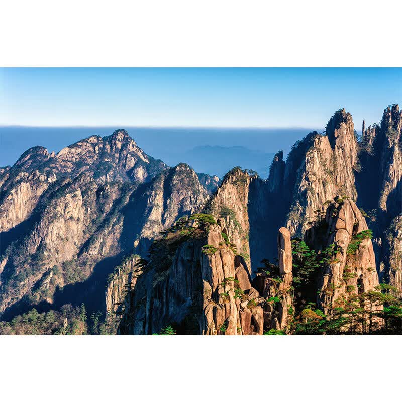 有山无水靠山图高山大山画风墙贴贴纸画办公室客厅背景装饰 靠山图2