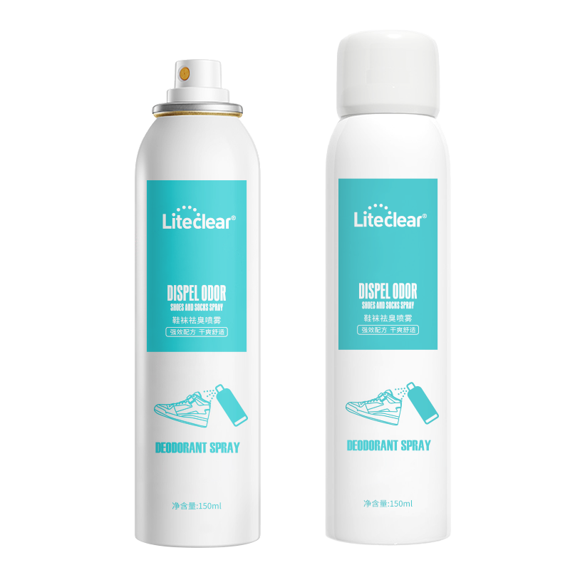 Liteclear鞋子除臭杀菌喷雾球鞋运动鞋除臭剂鞋柜银离子鞋袜除臭喷雾除杀菌